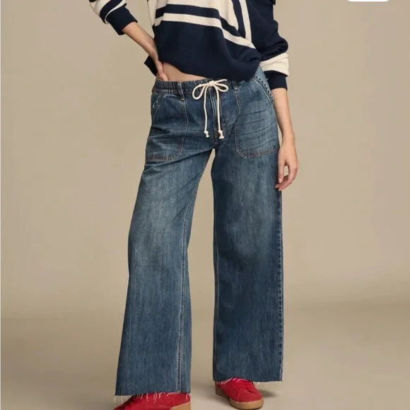 Lucky Brand Patch Pocket Pull On Jeans size Small